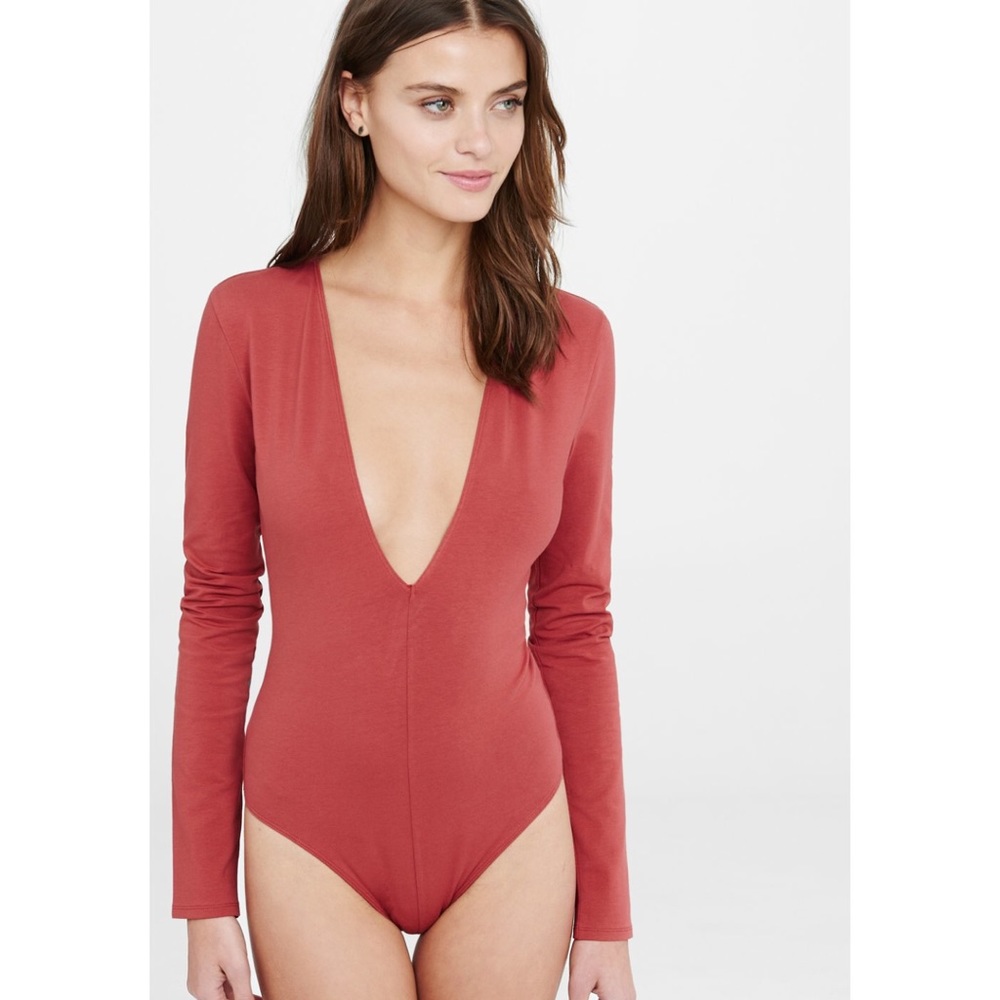 Express size medium rust bodysuit